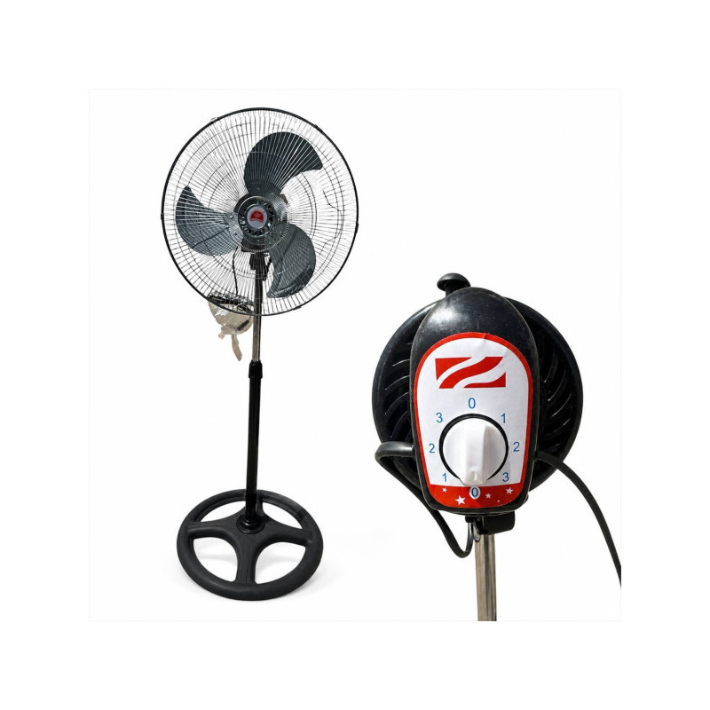 Вентилятор підлоговий 3 режими швидкості висота 131см. 18”INDUSTRIAL FAN(FS-450) (2)