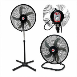 Вентилятор підлоговий 3 режими швидкості висота 134см. 18”2IN1 INDUSTRIAL FAN(FS-4521B) (2)