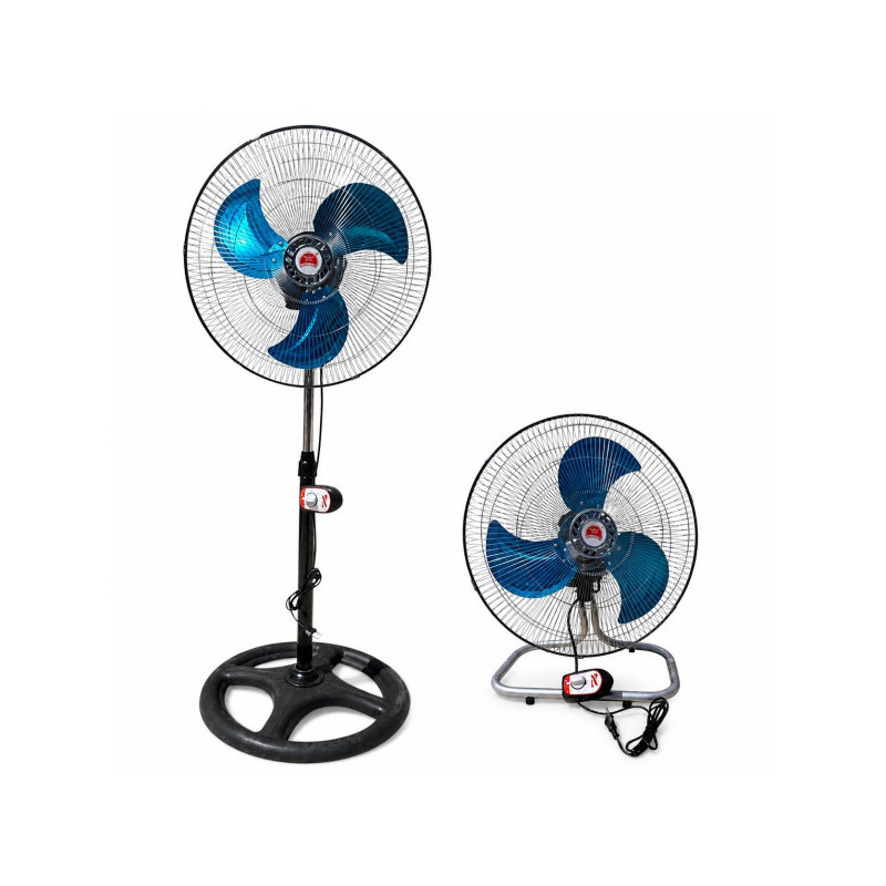 Вентилятор підлоговий 3 режими швидкості висота 129см 18”2IN1 INDUSTRIAL FAN(FS-4521) (2)
